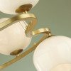 Люстра 4873/5 Odeon Light Exclusive Золотой/белый/стекло