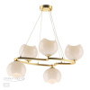 Люстра 4873/5 Odeon Light Exclusive Золотой/белый/стекло