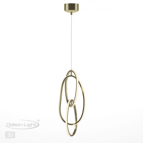 Светильник подвесной 4875/25L Odeon Light Exclusive Золотой/акрил