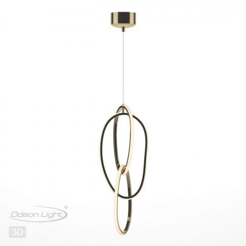 Светильник подвесной 4875/32L Odeon Light Exclusive Золотой/акрил