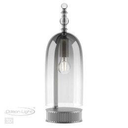 Лампа настольная 4882/1T Odeon Light Exclusive Серебристый/дымчатый/стекло