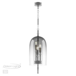 Светильник подвесной 4882/3 Odeon Light Exclusive Серебристый/дымчатый/стекло