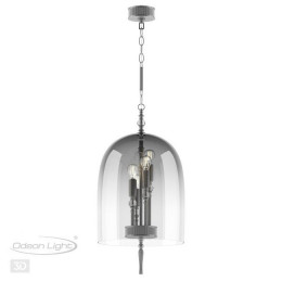 Светильник подвесной 4882/4 Odeon Light Exclusive Серебристый/дымчатый/стекло