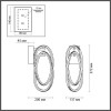 Светильник настенный 4891/23WL Odeon Light Exclusive Хром/акрил