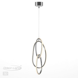 Светильник подвесной 4891/25L Odeon Light Exclusive Хром/акрил
