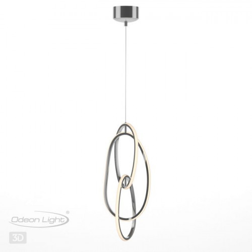 Светильник подвесной 4891/25L Odeon Light Exclusive Хром/акрил