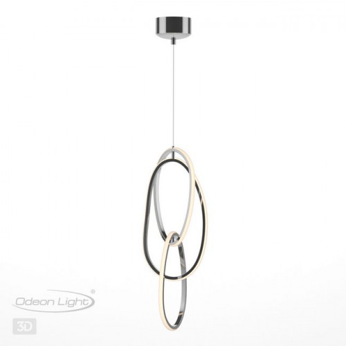 Светильник подвесной 4891/32L Odeon Light Exclusive Хром/акрил