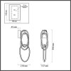 Светильник настенный 4891/33WL Odeon Light Exclusive Хром/акрил