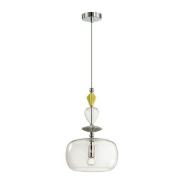 Светильник подвесной 4893/1A Odeon Light Exclusive Золото/раноцветн./керамика/стекло