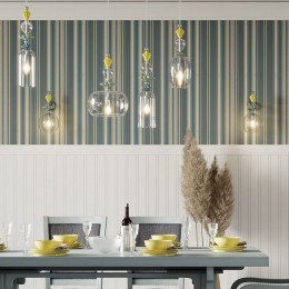Светильник подвесной 4893/1B Odeon Light Exclusive Золото/раноцветн./керамика/стекло