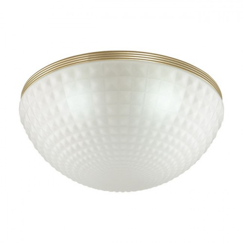 Светильник потолочный 4936/4C Odeon Light Золотистый/белый/стекло