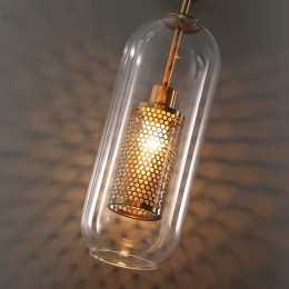 Светильник настенный 4940/1W Odeon Light Античн.бронза/металл/прозрачный/стекло