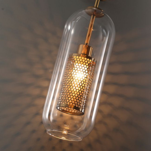 Светильник настенный 4940/1W Odeon Light Античн.бронза/металл/прозрачный/стекло