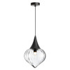 Светильник подвесной 4951/1 Odeon Light Черный/прозрачный/стекло