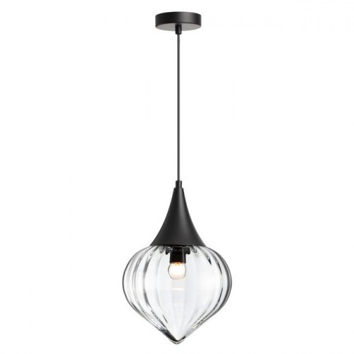 Светильник подвесной 4951/1 Odeon Light Черный/прозрачный/стекло