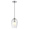 Светильник подвесной 4952/1 Odeon Light Хром/ белый/прозрачный/стекло