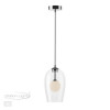 Светильник подвесной 4952/1 Odeon Light Хром/ белый/прозрачный/стекло
