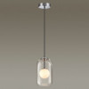 Светильник подвесной 4953/1 Odeon Light Хром/ белый/прозрачный/стекло
