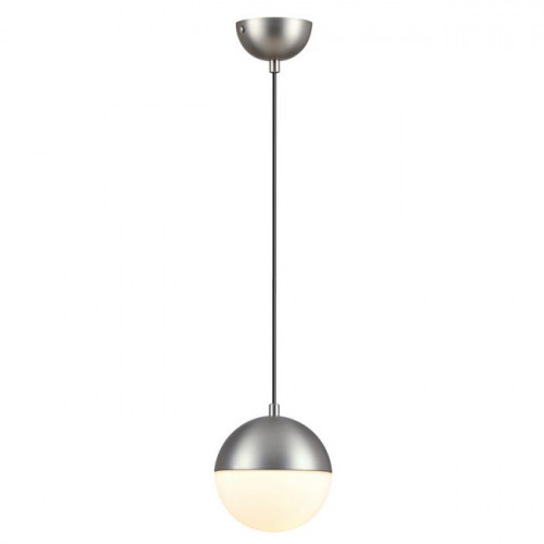 Светильник подвесной 4959/1 Odeon Light Мат.никель/металл/белый/стекло