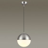 Светильник подвесной 4959/1A Odeon Light Мат.никель/металл/белый/стекло