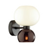 Светильник настенный 4978/2W Odeon Light Черный/белый/бордовый/стекло