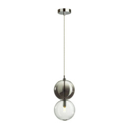 Светильник подвесной 4980/1A Odeon Light Хром/дымчатый/стекло