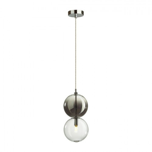 Светильник подвесной 4980/1A Odeon Light Хром/дымчатый/стекло