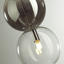 Светильник подвесной 4980/1A Odeon Light Хром/дымчатый/стекло