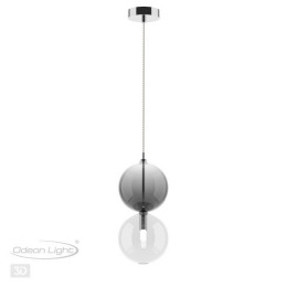 Светильник подвесной 4980/1A Odeon Light Хром/дымчатый/стекло