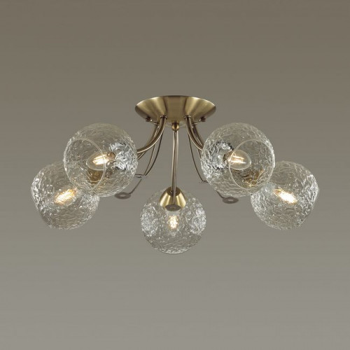 Люстра 5266/5C Lumion Античная латунь