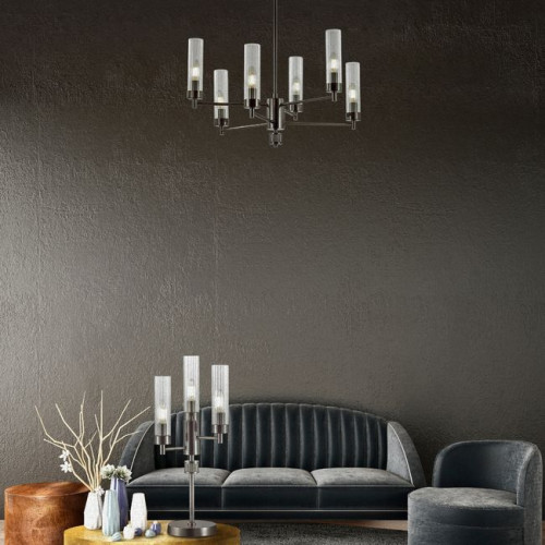 Люстра 5275/6C Lumion Черный хром