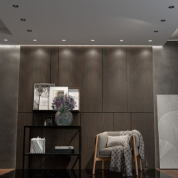 358909 SPOT NT22 268 черный Встраиваемый светодиодный светильник с переключателем цветовой температуры IP20 LED 3000К\4000К\6000К 12W 220V LANG