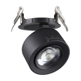 358944 SPOT NT22 266 черный Светильник встраиваемый светодиодный IP20 LED 4000К 18W 220V EDDY
