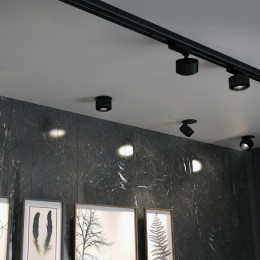 358944 SPOT NT22 266 черный Светильник встраиваемый светодиодный IP20 LED 4000К 18W 220V EDDY