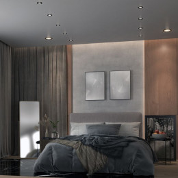 358953 SPOT NT22 270 бронза светлая Встраиваемый светодиодный светильник с переключателем цветовой температуры IP20 LED 3000К\4000К\6000К 15W 220V LAN