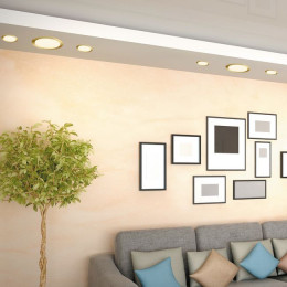 358953 SPOT NT22 270 бронза светлая Встраиваемый светодиодный светильник с переключателем цветовой температуры IP20 LED 3000К\4000К\6000К 15W 220V LAN