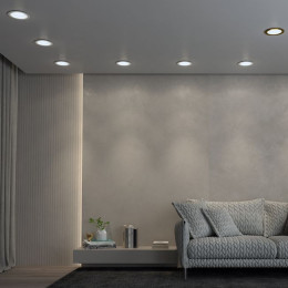 358955 SPOT NT22 270 белый Встраиваемый светодиодный светильник с переключателем цветовой температуры IP20 LED 3000К\4000К\6000К 20W 220V LANTE