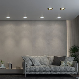 358956 SPOT NT22 270 бронза светлая Встраиваемый светодиодный светильник с переключателем цветовой температуры IP20 LED 3000К\4000К\6000К 20W 220V LAN