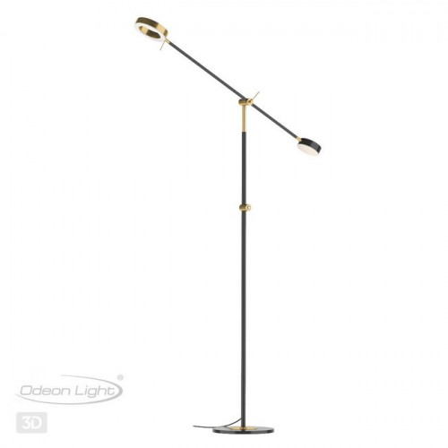Торшер 4321/20FL Odeon Light Черный