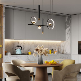 Светильник подвесной 4357/57L Odeon Light Черный