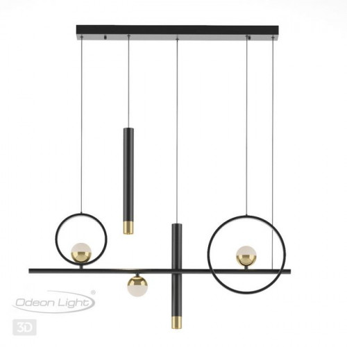 Светильник подвесной 4357/57L Odeon Light Черный
