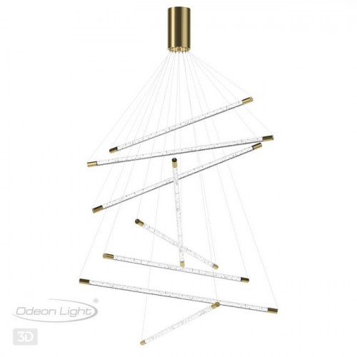 Светильник подвесной 4369/80L Odeon Light Золотистый