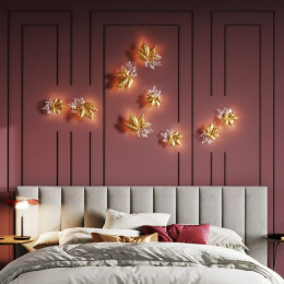 Светильник настенный 4371/6WL Odeon Light Фольгированное золото