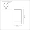 Светильник уличный 6604/1C Odeon Light Нержавеющая сталь