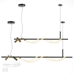 Светильник подвесной 4397/30L Odeon Light Черный