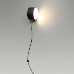 Светильник настенный 6600/7WL Odeon Light Черный