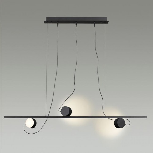 Светильник подвесной 6600/21L Odeon Light Черный