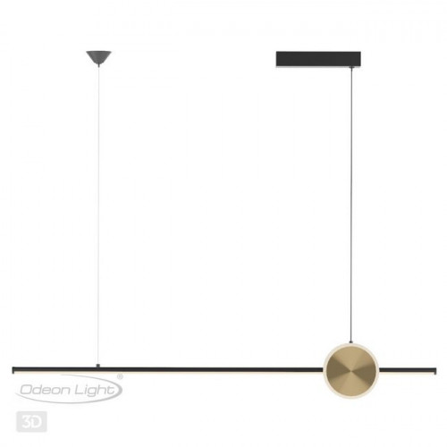 Светильник подвесной 6601/30L Odeon Light Черный