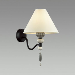 Светильник настенный 4896/1W Odeon Light Exclusive Черный матовый/светло-серый/серый/молочный
