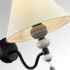 Светильник настенный 4896/1W Odeon Light Exclusive Черный матовый/светло-серый/серый/молочный